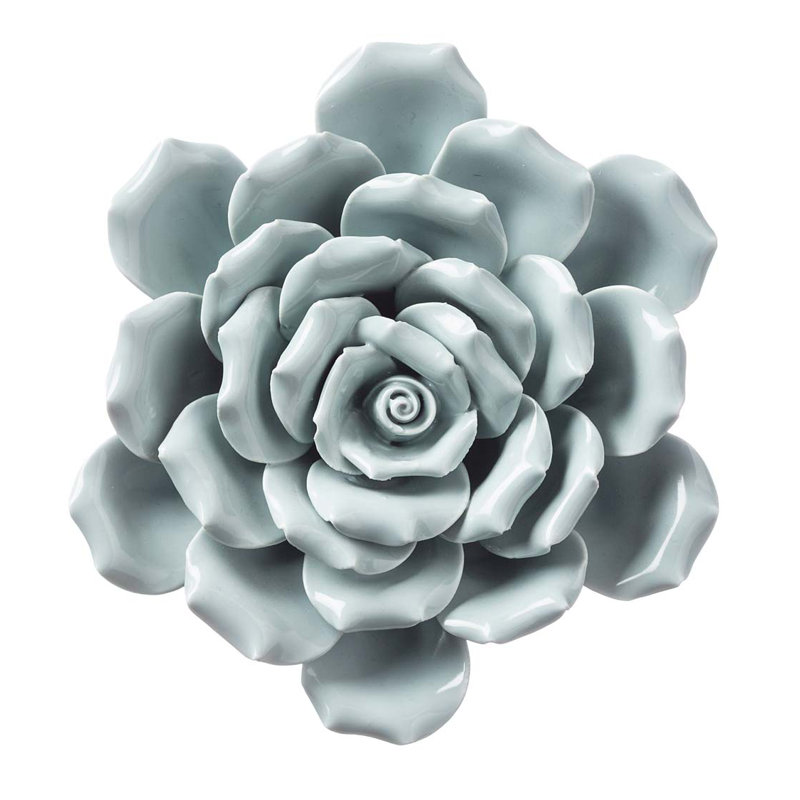 Bungalow Rose Ceramic Flowers Wall Décor Wayfair
